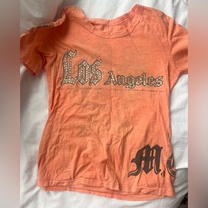 Great China Wall Los Angeles Swarovski Crystal T-shirt